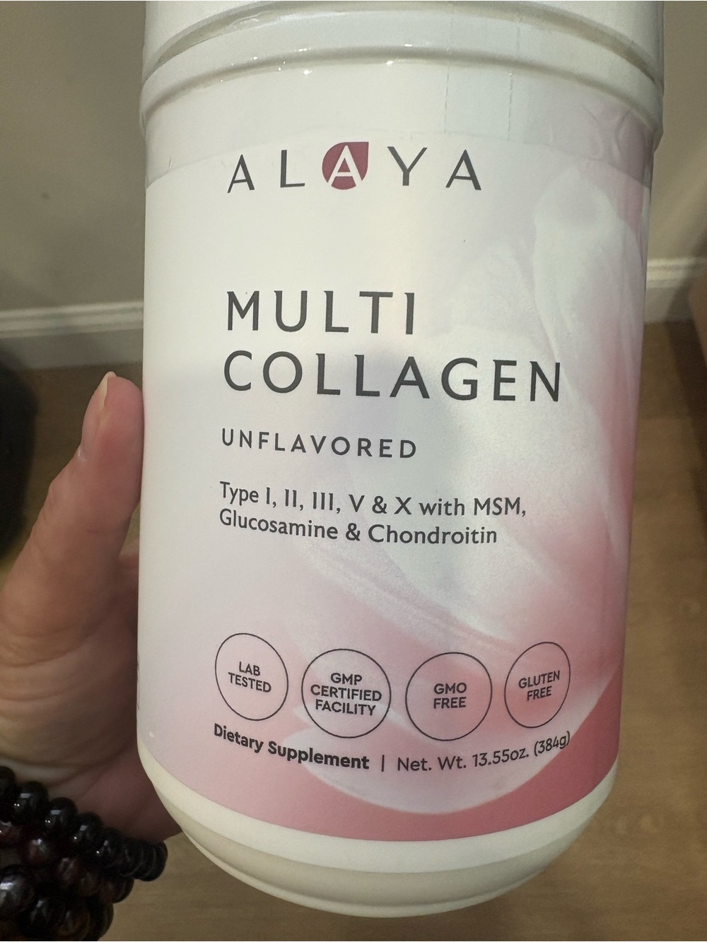 Multi Collagen Unflavored Powder  Tasteless, put in coffee, water etc